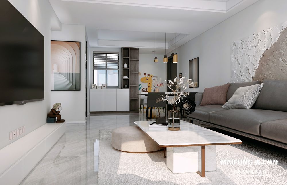 金茂智慧国际城三室118m²装修实景图