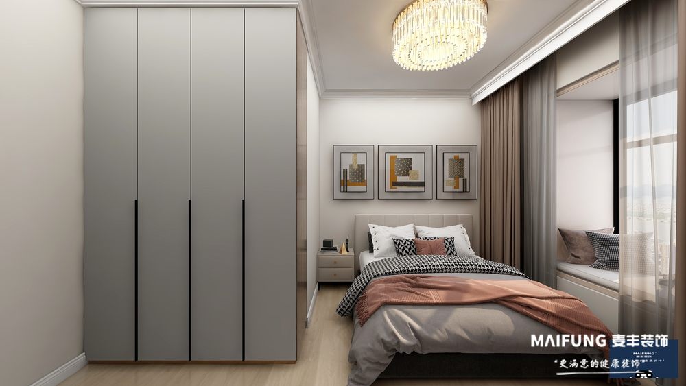 南次卧.jpg 融创海洋智区三室115m²装修实景图.jpg
