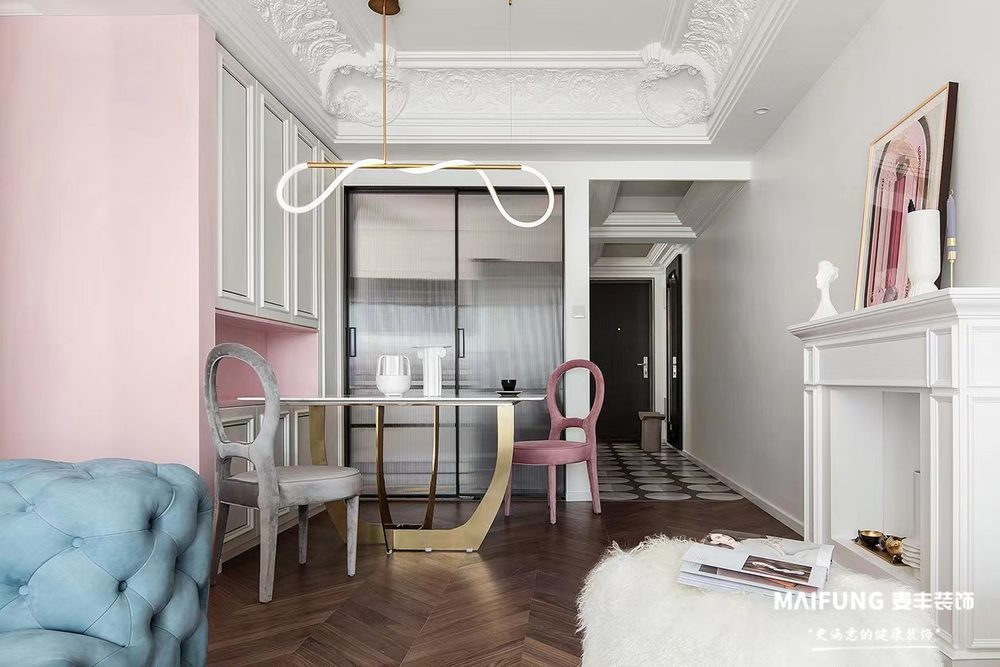 龙湖悠山郡装修实景图法式风格设计案例.jpg